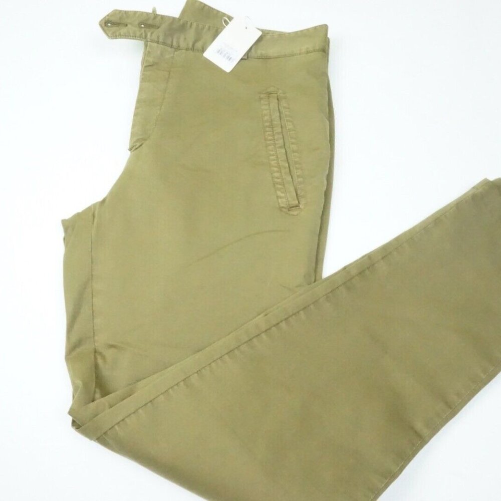 Eidos Tinto Olive Green Cotton Blend Mens Casual Pants Sz 48R Brand New